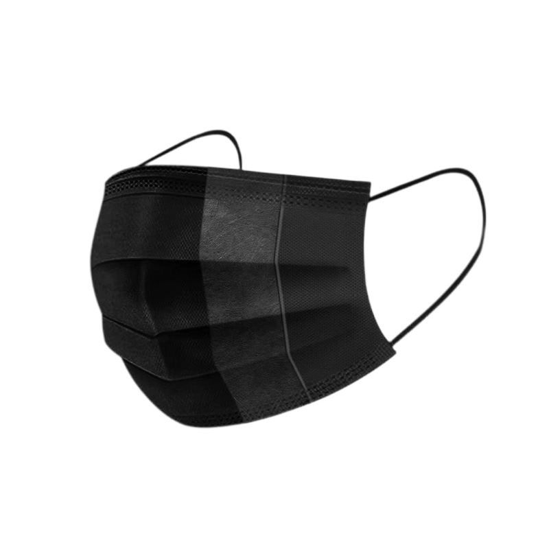 Disposable Face Black Mask