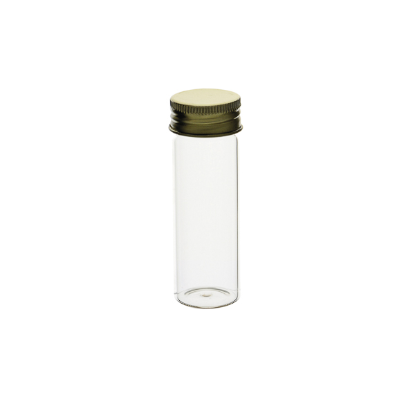 Clear glass bottle