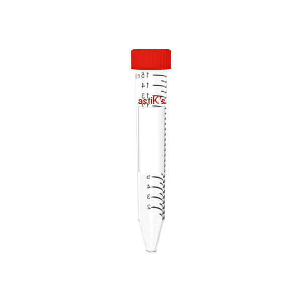 Clear glass sample vial
