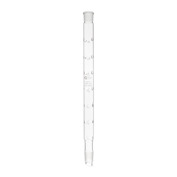 Filtering flask, ground mouth with hose connector
