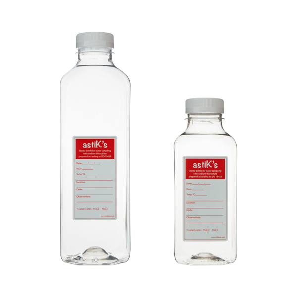 Graduated bottle with ISO thread GL80