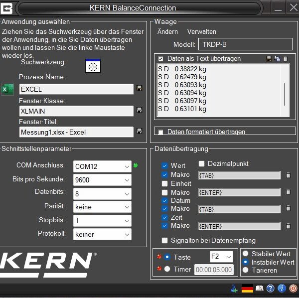 BalanceConnection Standard KERN SCD-4.0-KEY