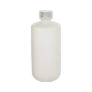 Narrow mouth round bottle, HDPE