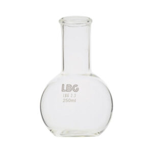 Boiling flask, flat bottom, narrow neck