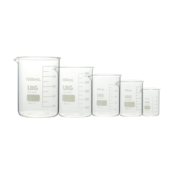 Beaker set, low form, LBG