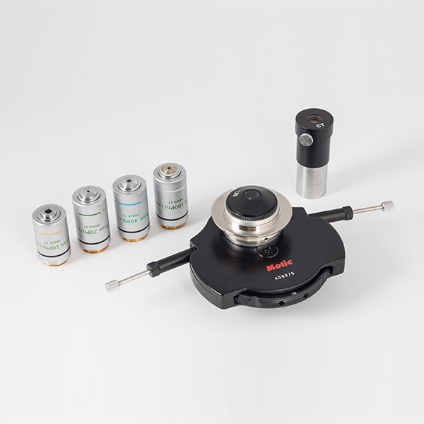 Accessories for contrast phase and darkfield for MOTIC microscopes