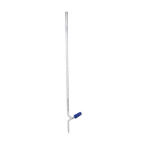 Burette with screw type needle valve PTFE stopcock, Schellbach type, class AS, GLASSCO