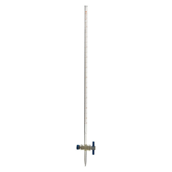 Burette with PTFE straight stopcock, class A