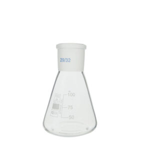 Flask, Erlenmeyer, standard ground mouth, GLASSCO