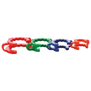 Conical head clip, plastic