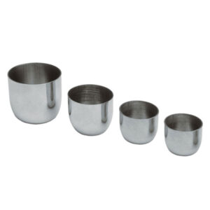 Stainless steel crucible