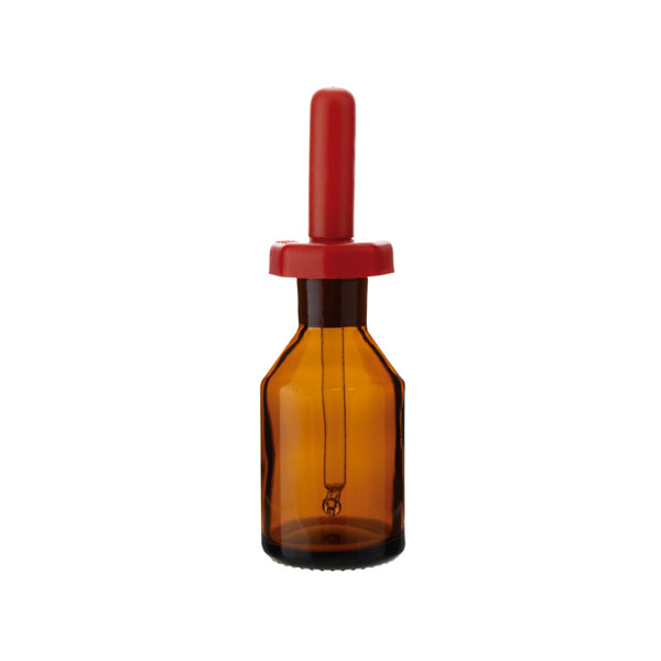Drop dispensing bottle, glass