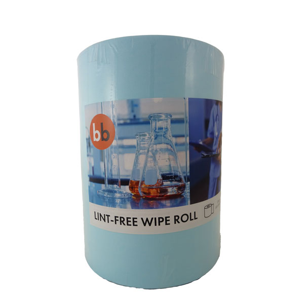 Lint-free wipe roll