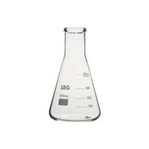 Erlenmeyer flask, narrow neck, LBG