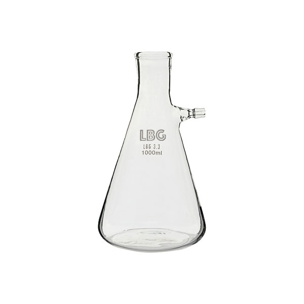 Filtering flask, Erlenmeyer shape, LBG