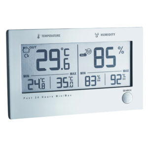 Digital thermohygrometer with remote sensor