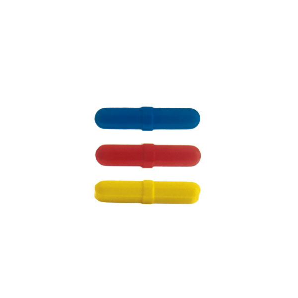 Magnetic stirring bar, octahedral, coloured