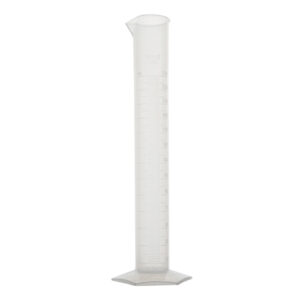 Measuring cylinder hexagonal base, polypropylene, class B