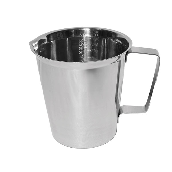 Measuring jug, stainless steel