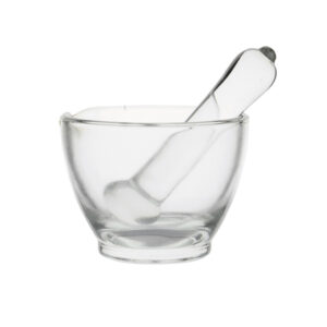 Glass mortar with pestle Premium Line