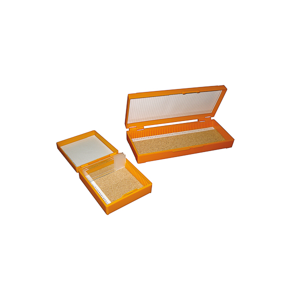 Microscope slide box