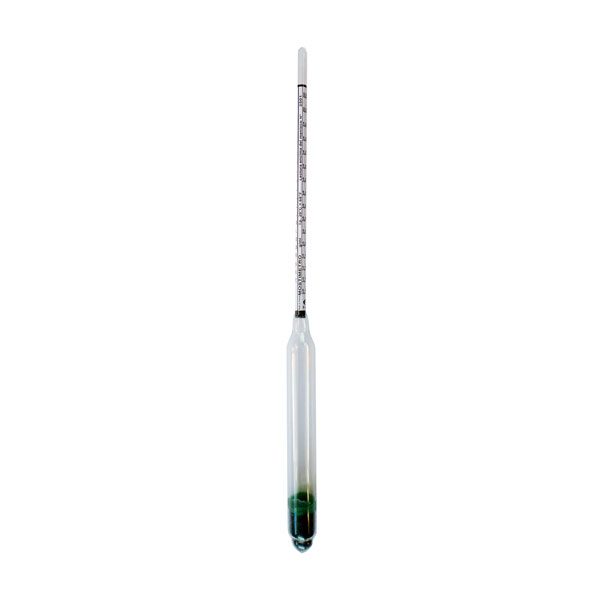 Wine hydrometer, triple scale