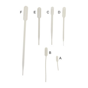 Polyethylene non-graduated transfer Pasteur pipettes, non-sterile