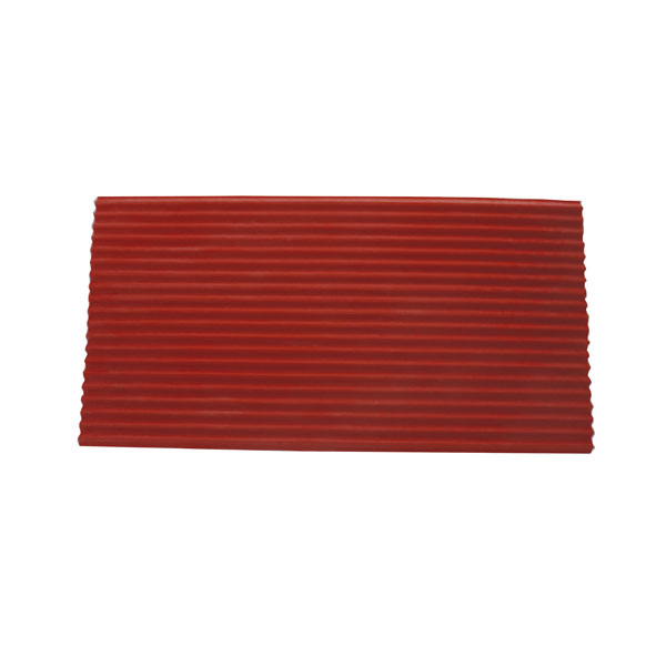 Protective silicone mat for glass