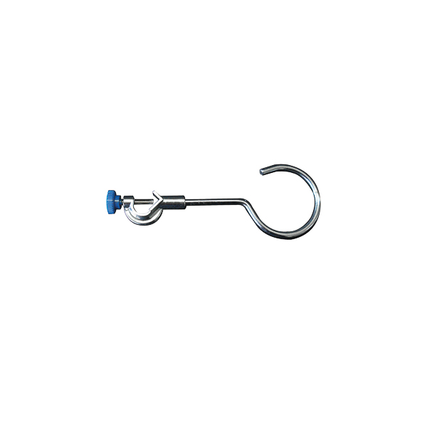 Open ring retort support with bosshead