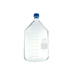 Graduated bottle with ISO thread, borosilicate 3.3, large format