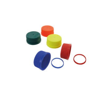 Accessories for laboratory bottles with ISO thread