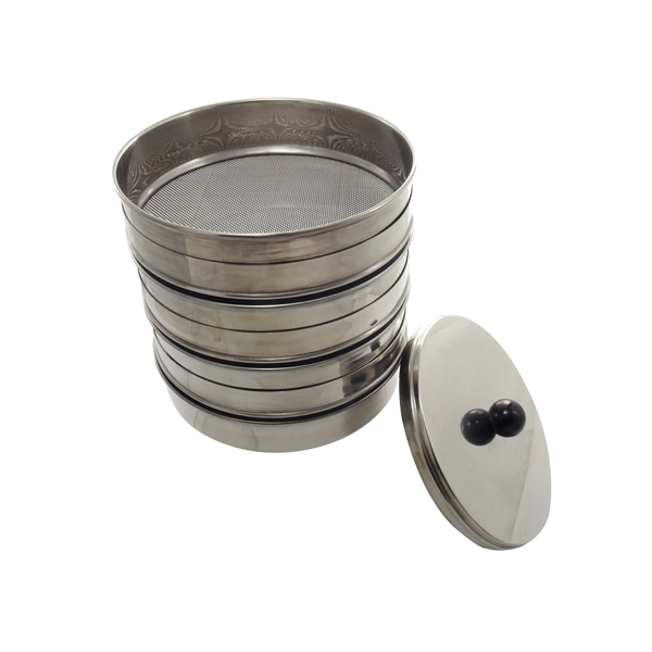 Standard stackable laboratory sieves according ISO 3310/1