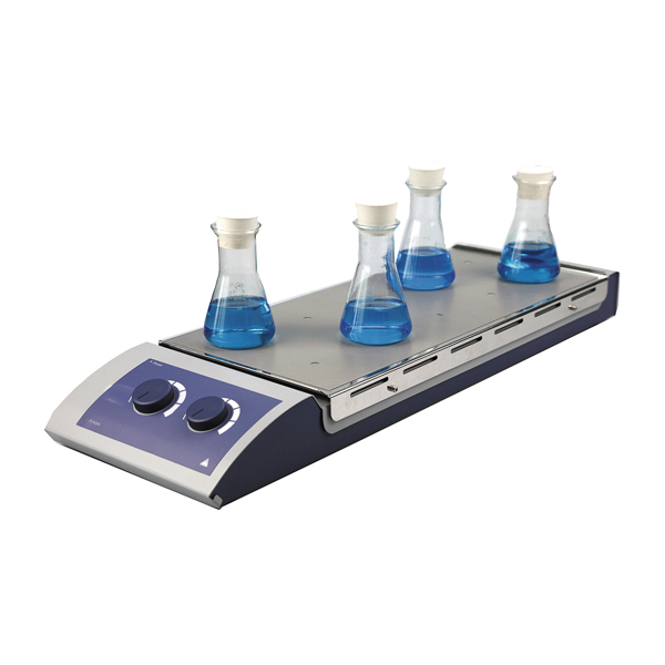 Multi-position magnetic stirrer with heating, H04X10, 10 positions