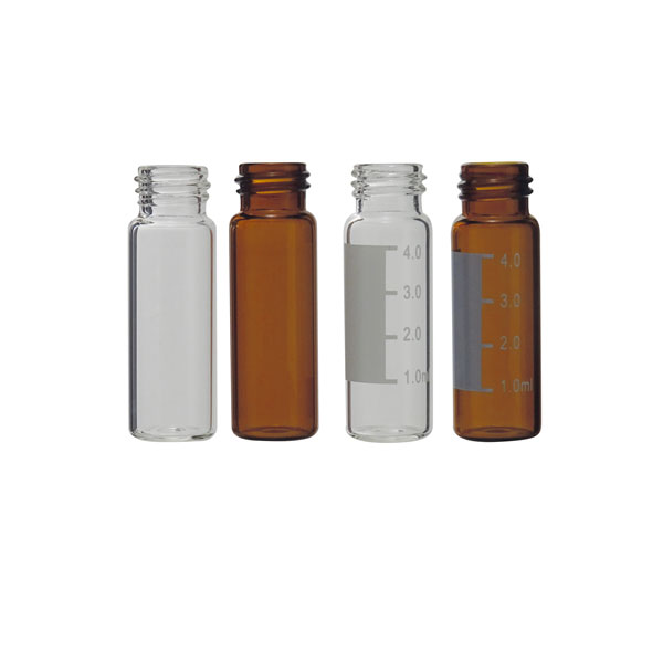 Chromatography screw top vials, 4mL, 15 x 45 mm