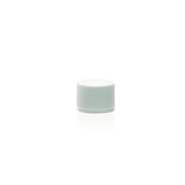 Screw false bottom vial cap