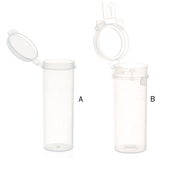 Polypropylene sampling vial