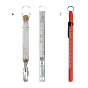 Thermometer with cover