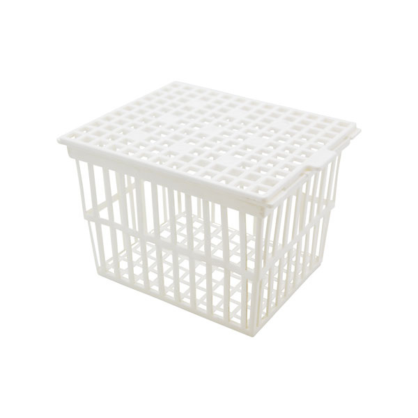Test tube basket with cover