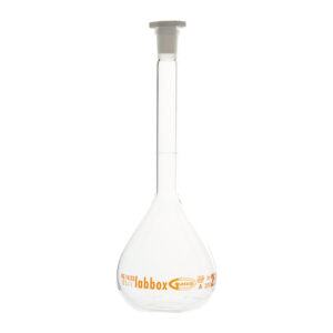 Volumetric flask class A according to USP with individual certificate, GLASSCO
