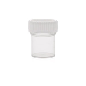 Stackable specimen container, screw cap, PP